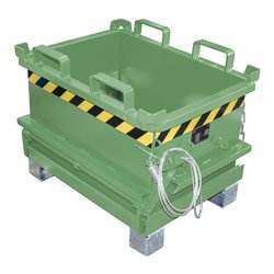 Bauer Südlohn Mini-Klappbodenbehälter MSB 150, lackiert, Resedagrün