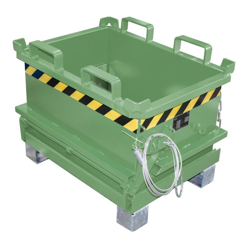 Bauer Südlohn Mini-Klappbodenbehälter MSB 150, lackiert, Resedagrün