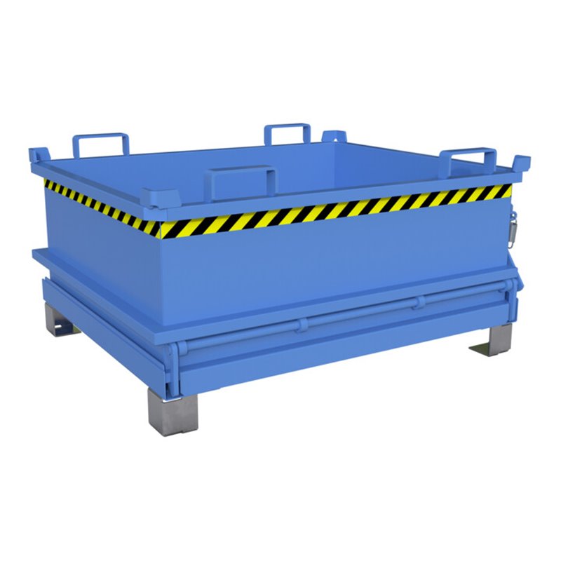 Bauer Südlohn Mini-Klappbodenbehälter MSB 400, lackiert, Lichtblau