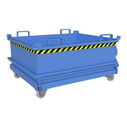 Bauer Südlohn Mini-Klappbodenbehälter MSB 400, lackiert, Lichtblau