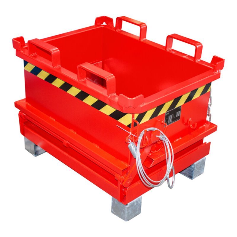 Bauer Südlohn Mini-Klappbodenbehälter MSB 150, lackiert, Feuerrot