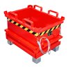 Bauer Südlohn Mini-Klappbodenbehälter MSB 150, lackiert, Feuerrot
