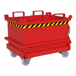 Bauer Südlohn Mini-Klappbodenbehälter MSB 150, lackiert, Feuerrot