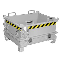 Bauer Südlohn Mini-Klappbodenbehälter MSB 250, lackiert, Mausgrau