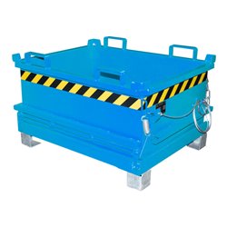 Bauer Südlohn Mini-Klappbodenbehälter MSB 250, lackiert, Lichtblau