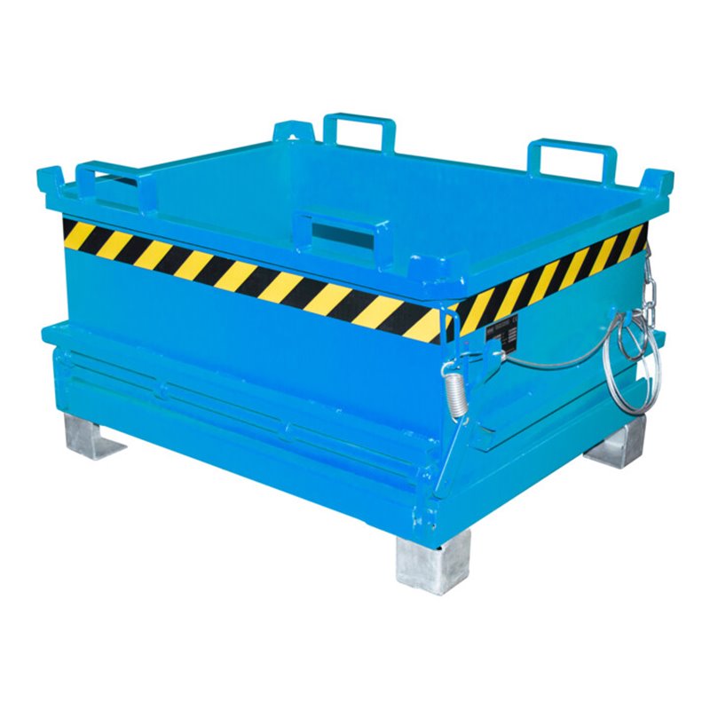 Bauer Südlohn Mini-Klappbodenbehälter MSB 250, lackiert, Lichtblau