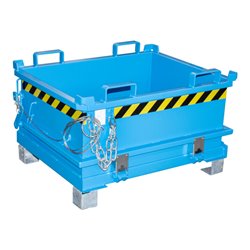 Bauer Südlohn Mini-Klappbodenbehälter MSB 250, lackiert, Lichtblau