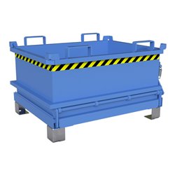 Bauer Südlohn Mini-Klappbodenbehälter MSB 250, lackiert, Lichtblau
