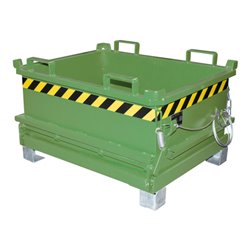 Bauer Südlohn Mini-Klappbodenbehälter MSB 250, lackiert, Resedagrün