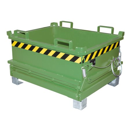 Bauer Südlohn Mini-Klappbodenbehälter MSB 250, lackiert, Resedagrün