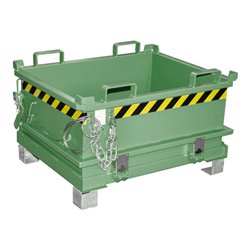 Bauer Südlohn Mini-Klappbodenbehälter MSB 250, lackiert, Resedagrün