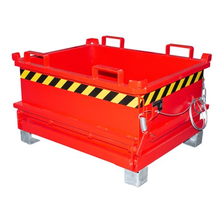 Bauer Südlohn Mini-Klappbodenbehälter MSB 250, lackiert, Feuerrot