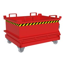 Bauer Südlohn Mini-Klappbodenbehälter MSB 250, lackiert, Feuerrot