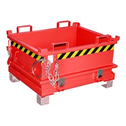 Bauer Südlohn Mini-Klappbodenbehälter MSB 250, lackiert, Feuerrot