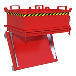 Bauer Südlohn Mini-Klappbodenbehälter MSB 250, lackiert, Feuerrot