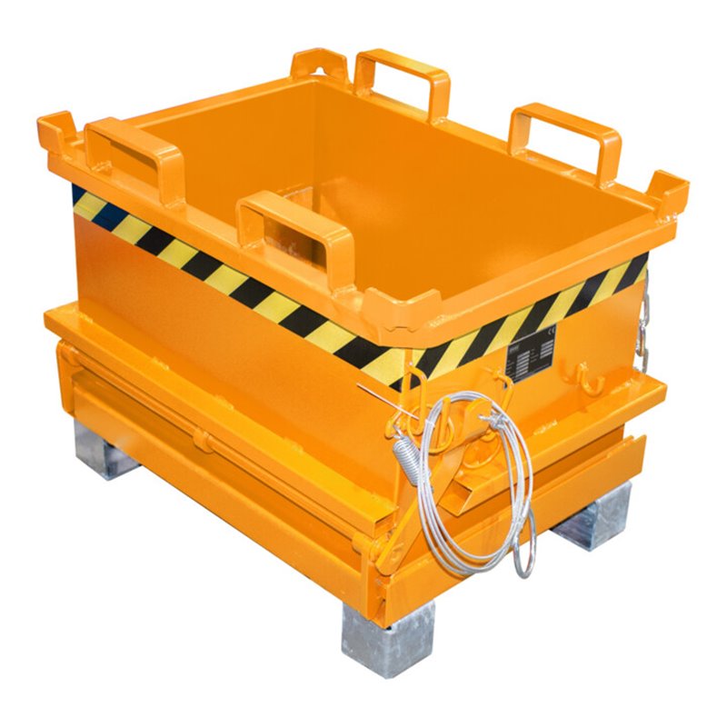 Bauer Südlohn Mini-Klappbodenbehälter MSB 150, lackiert, Gelborange