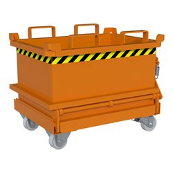 Bauer Südlohn Mini-Klappbodenbehälter MSB 150, lackiert, Gelborange