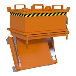 Bauer Südlohn Mini-Klappbodenbehälter MSB 150, lackiert, Gelborange