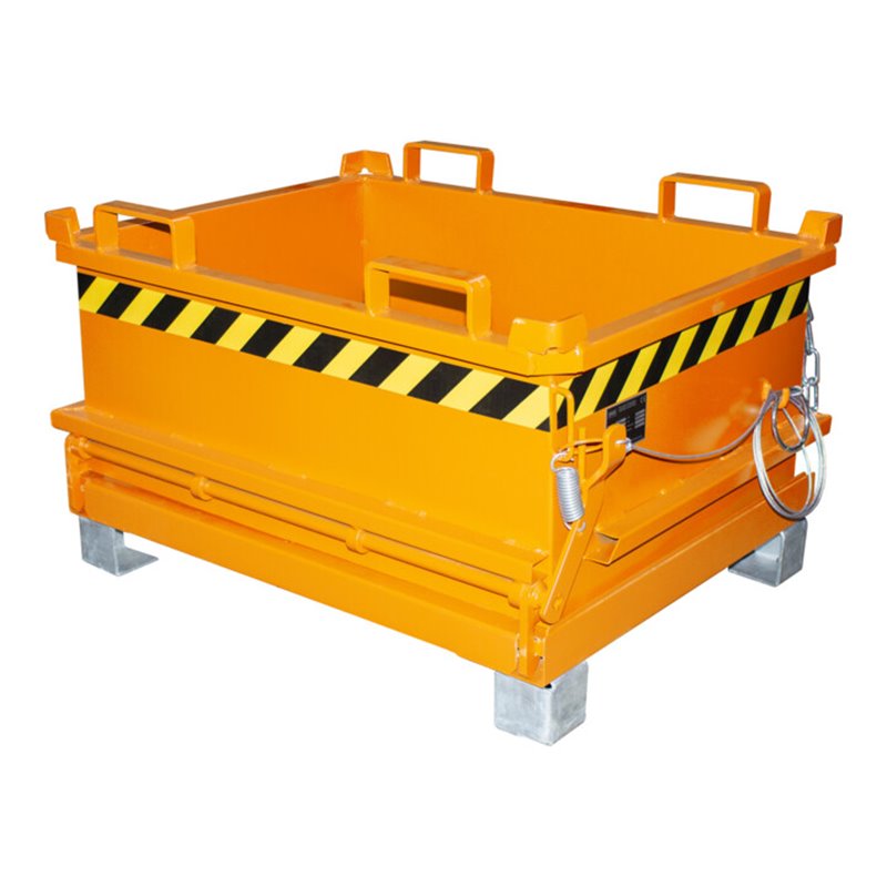 Bauer Südlohn Mini-Klappbodenbehälter MSB 250, lackiert, Gelborange