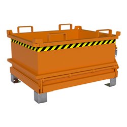 Bauer Südlohn Mini-Klappbodenbehälter MSB 250, lackiert, Gelborange