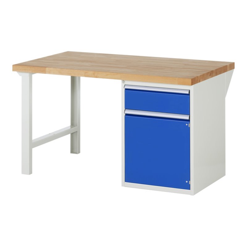 Rau Werkbank 7502A1, B1500xT900xH840mm, 1x Schublade-TA, 1x Tür