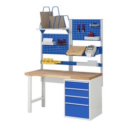 Rau Werkbank 7502A1, B1500xT700xH840mm, 1x Schublade-TA, 1x Tür