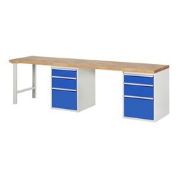 Rau Werkbank 7508A8, B3000xT700xH890mm, 6x Schublade-TA