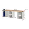 Rau Werkbank 7510A9, B2500xT700xH840mm, 8x Schublade-TA, 1x SSKL