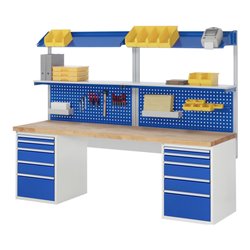 Rau Werkbank 7510A3, B2500xT700xH890mm, 8x Schublade-TA