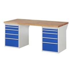 Rau Werkbank 7511A3, B2000xT900xH840mm, 10x Schublade-TA