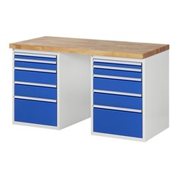 Rau Werkbank 7511A3, B1500xT700xH840mm, 10x Schublade-TA