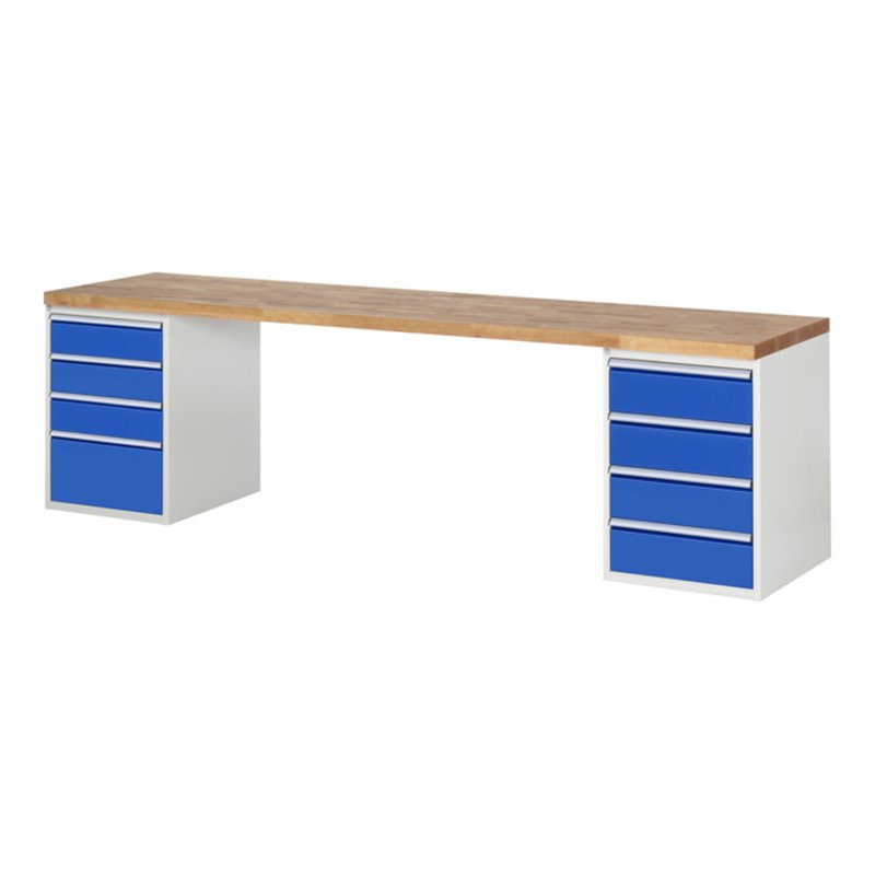 Rau Werkbank 7820A3, B3000xT700xH890mm, 8x Schublade-TA