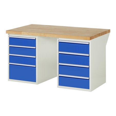 Rau Werkbank 7820A3, B1500xT900xH840mm, 8x Schublade-TA