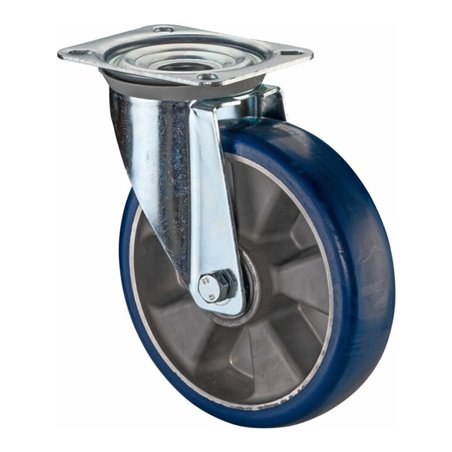 BS Rollen Lenkrolle L400.B92 Rad Ø 200mm 300kg, Stahl verzinkt