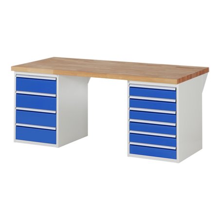 Rau Werkbank 7821A3, B2000xT900xH840mm, 10x Schublade-TA