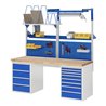 Rau Werkbank 7822A3, B2000xT700xH890mm, 12x Schublade-TA