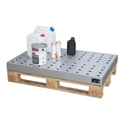 Bauer Südlohn Kleingebindewanne für Paletten KGW-P 4/M V4A, Edelstahl 1.4571