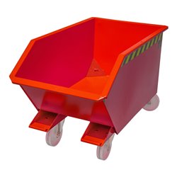 Bauer Südlohn Spänebehälter GU-E 300, lackiert, Feuerrot