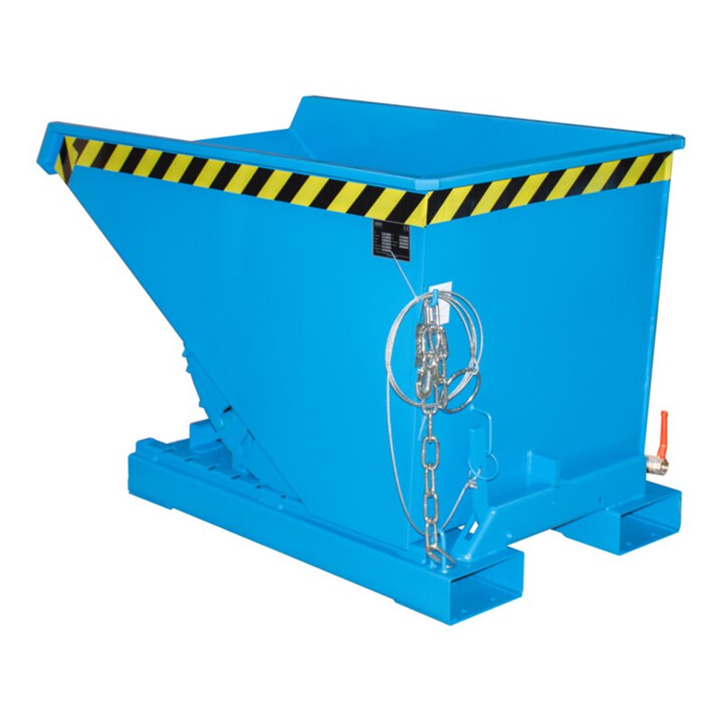 Bauer Südlohn Spänebehälter EXPO-E 300, lackiert, Lichtblau