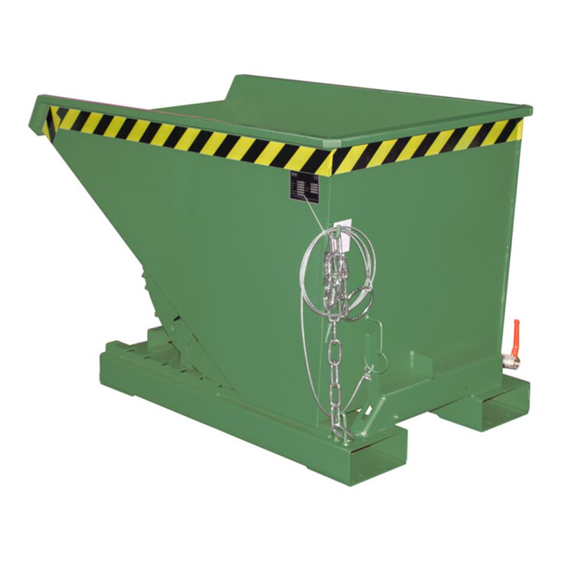 Bauer Südlohn Spänebehälter EXPO-E 300, lackiert, Resedagrün