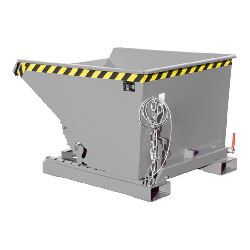 Bauer Südlohn Spänebehälter EXPO-E 600, lackiert, Mausgrau