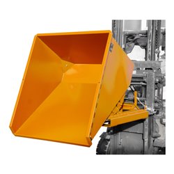 Bauer Südlohn Spänebehälter EXPO-E 600, lackiert, Gelborange