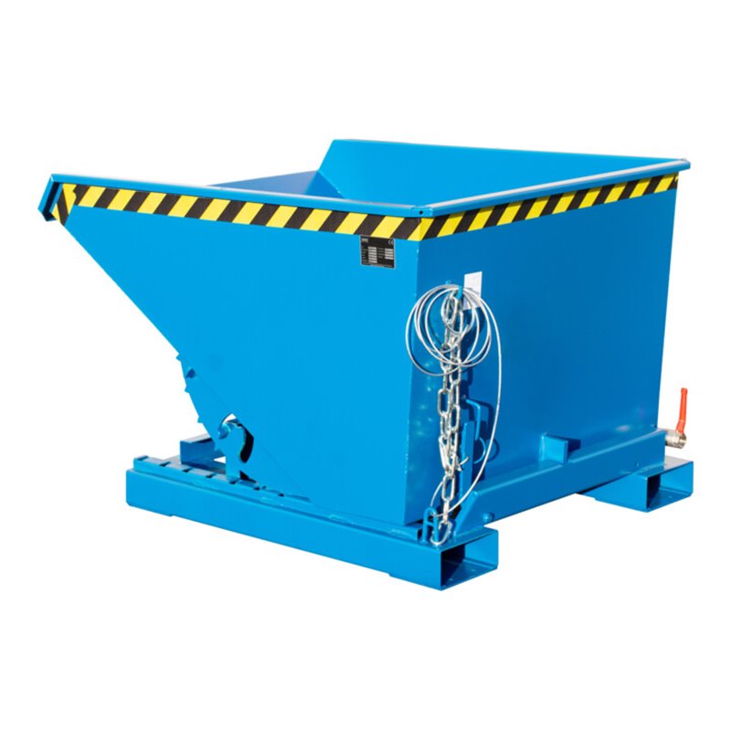 Bauer Südlohn Spänebehälter EXPO-E 600, lackiert, Lichtblau