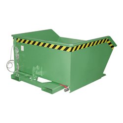 Bauer Südlohn Spänebehälter GU-E 750, lackiert, Resedagrün