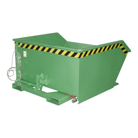 Bauer Südlohn Spänebehälter GU-E 750, lackiert, Resedagrün