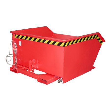 Bauer Südlohn Spänebehälter GU-E 750, lackiert, Feuerrot