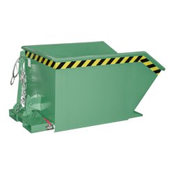 Bauer Südlohn Spänebehälter GU-E 500, lackiert, Resedagrün