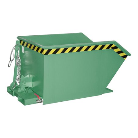 Bauer Südlohn Spänebehälter GU-E 500, lackiert, Resedagrün