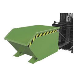 Bauer Südlohn Spänebehälter GU-E 500, lackiert, Resedagrün