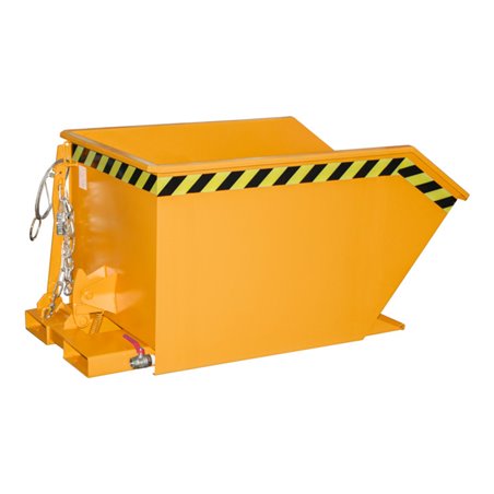 Bauer Südlohn Spänebehälter GU-E 500, lackiert, Gelborange